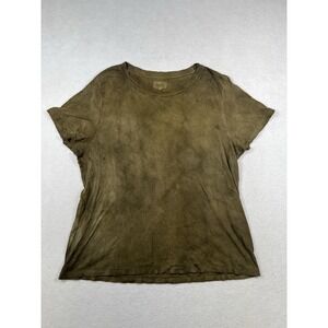 MATE The Label Organic Cotton Overdye T- Shirt 'Dress Clean' Size XL